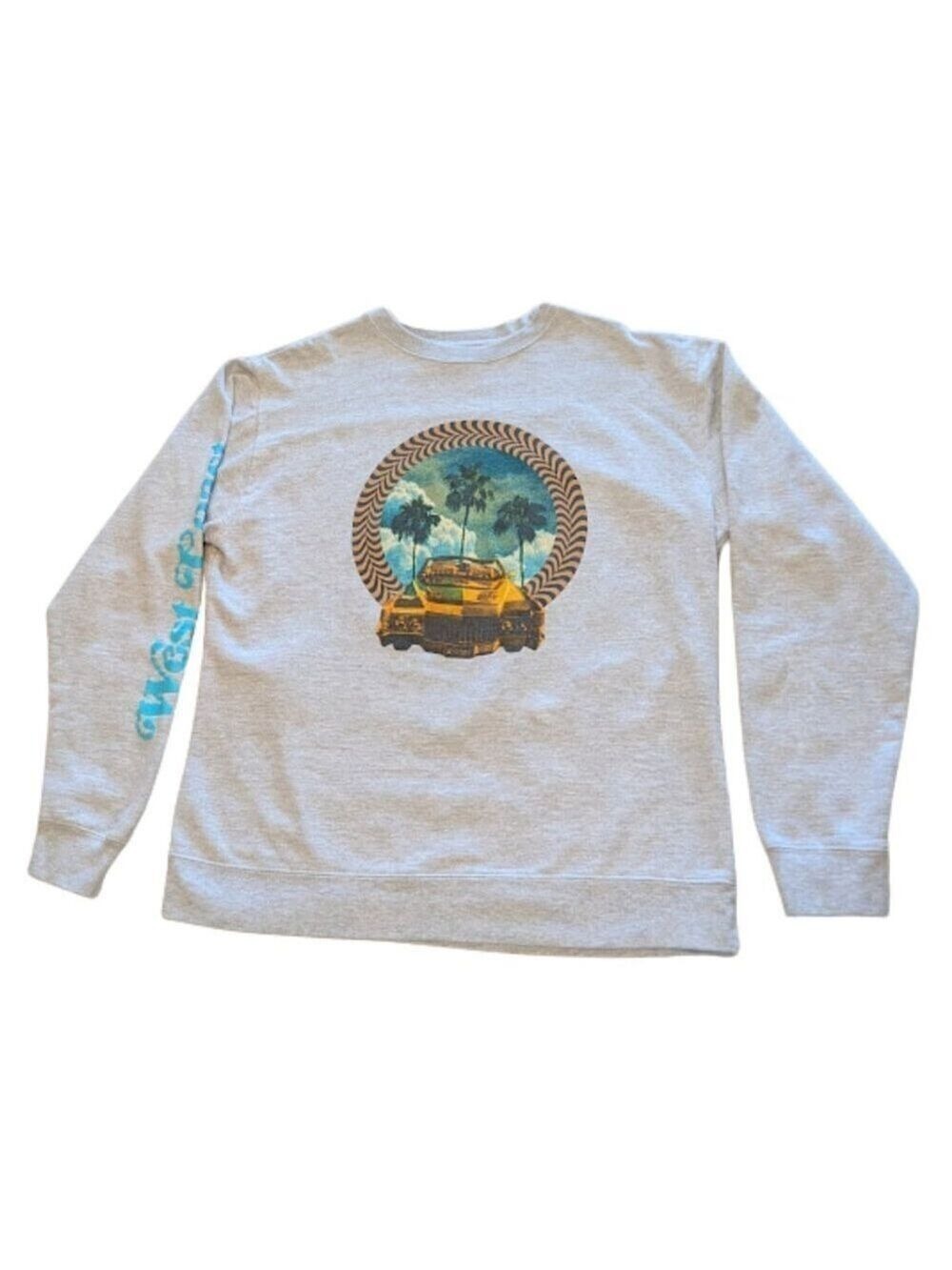 OneRepublic West Coast Tour Sweatshirt Gray Large Vintage Graphic Crewneck